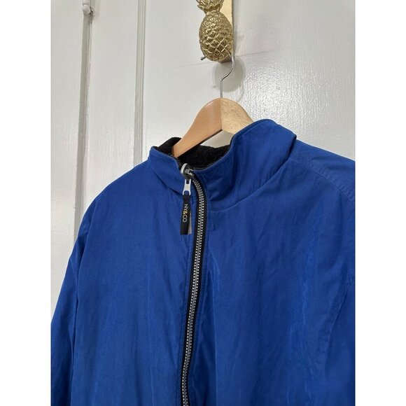 Adult size X-large blue and black coat - Picture 3 of 9